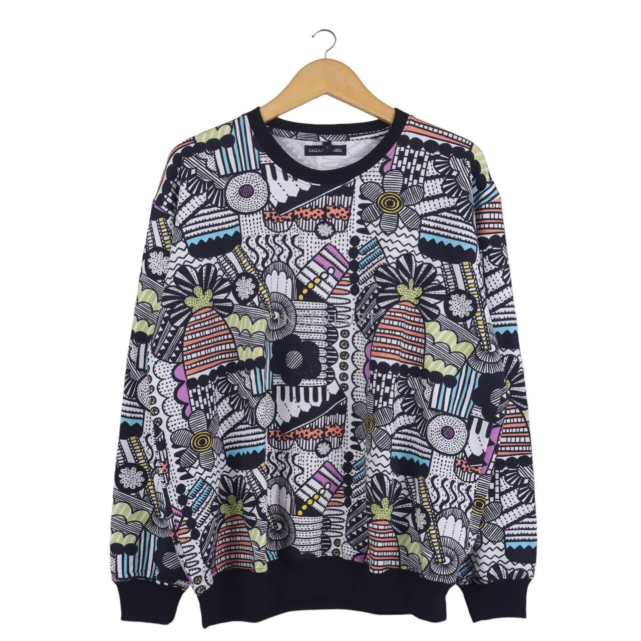 Calla The Label Black & Multi Sweater