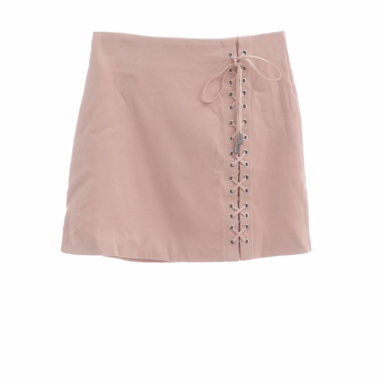 Private Collection Dusty Pink Suede Mini Skirt