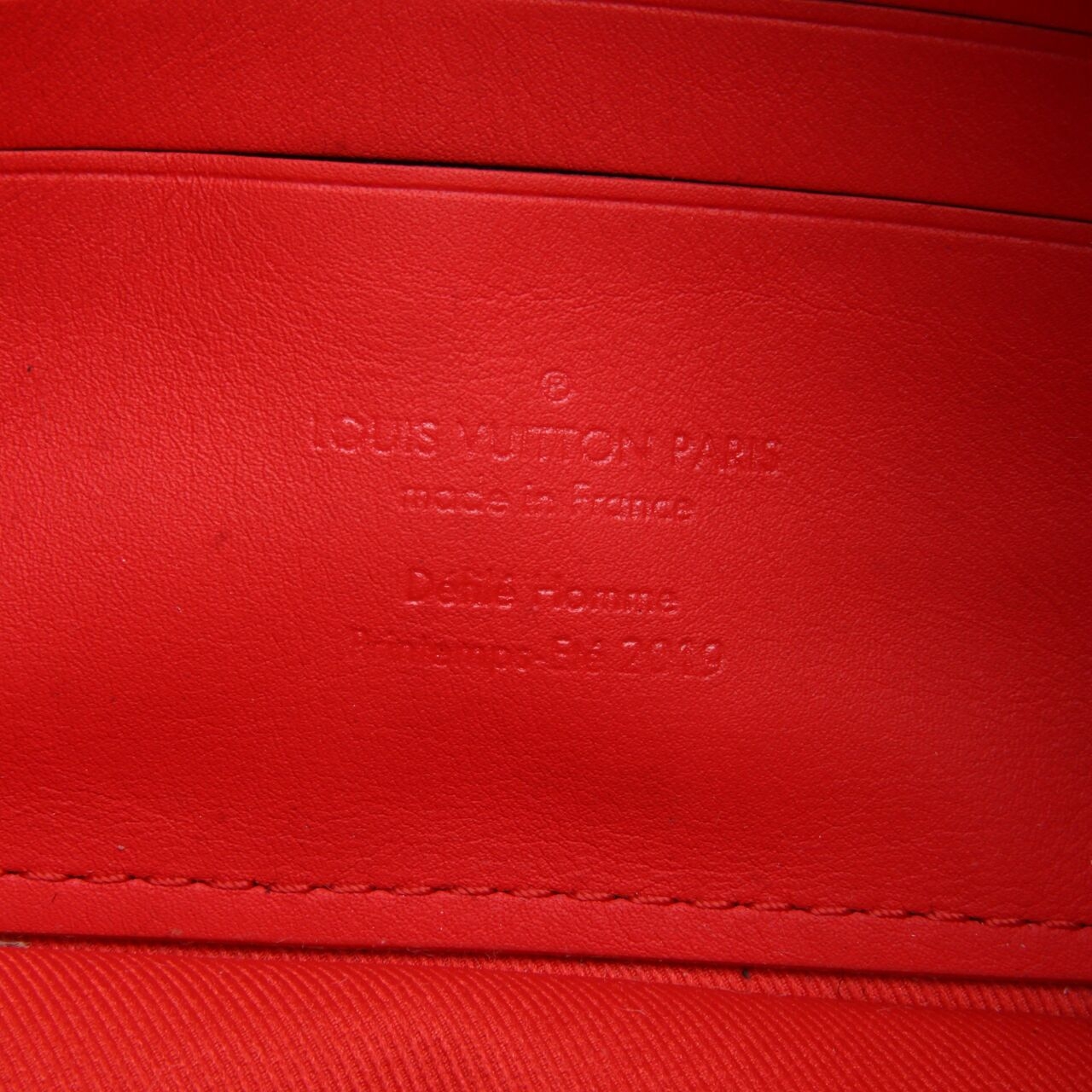 Louis Vuitton Virgil Abloh Pochette Volga Red Monogram 