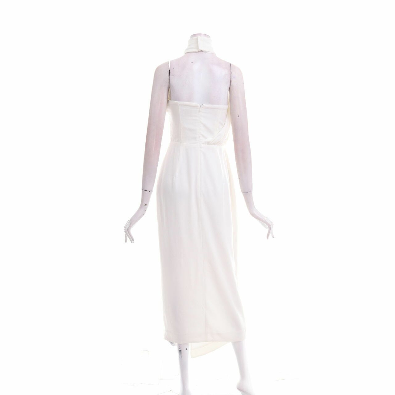 Misha Collection White Long Dress