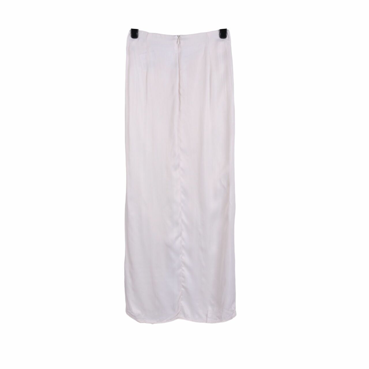 Zara Broken White Slit Maxi Skirt