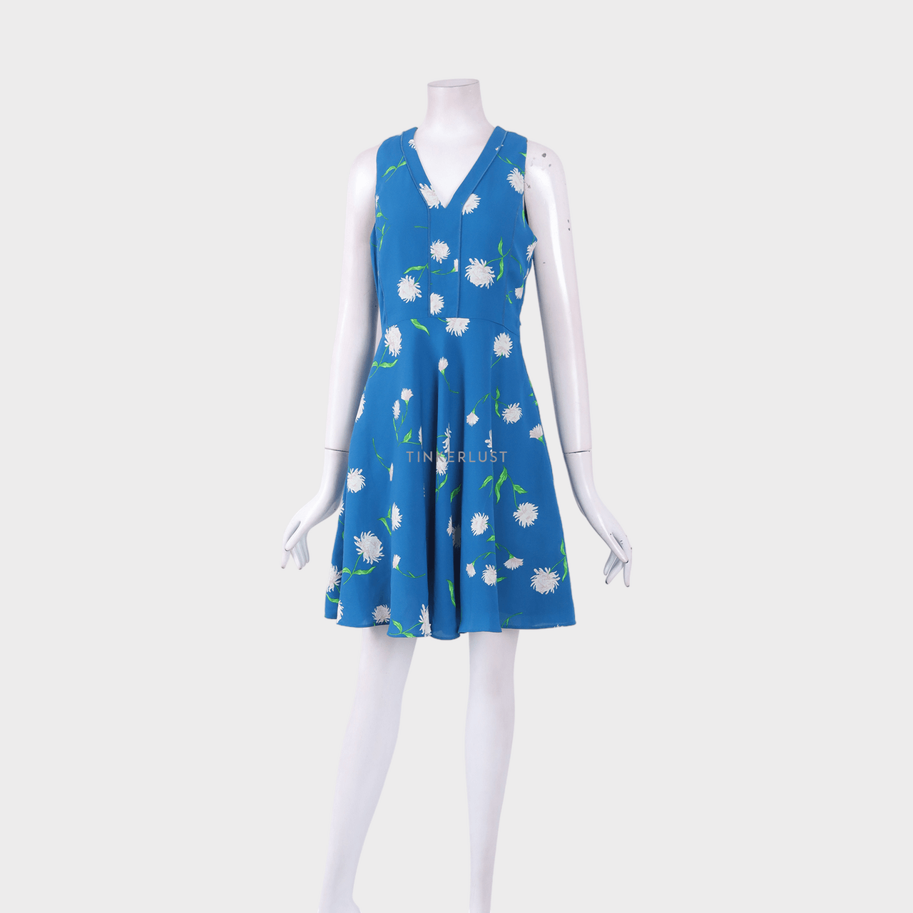 Ann Taylor Blue Floral Mini Dress