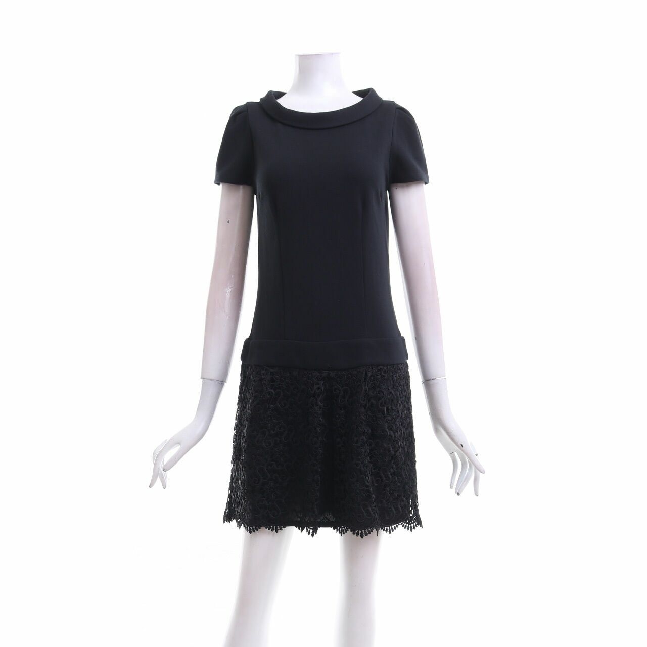 Sinequenone Black Lace Mini Dress