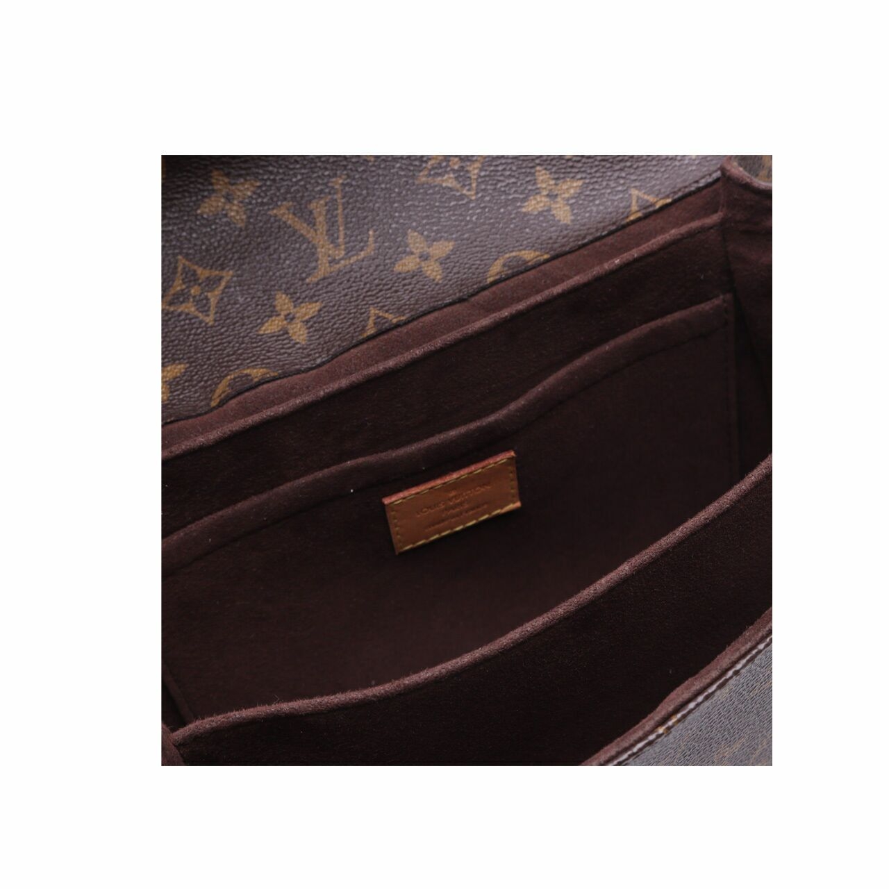 Louis Vuitton Pochette Metis Monogram Brown Satchel Bag