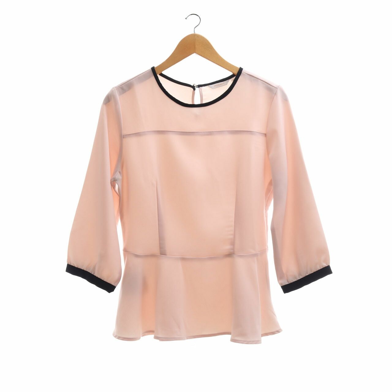 Accent Nude Blouse