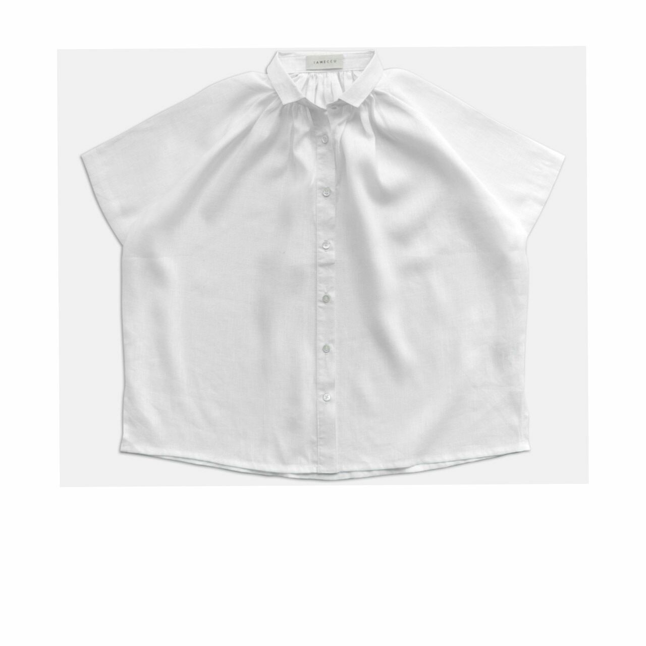 I A M E C C U White Plum Linen Shirt