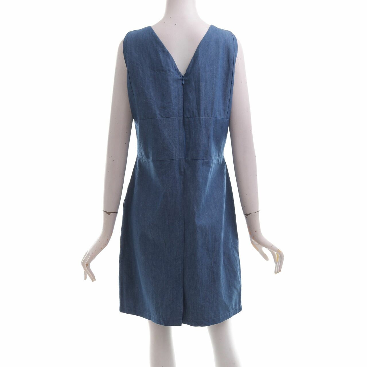 Schoncouture Dark Blue Denim Mini Dress