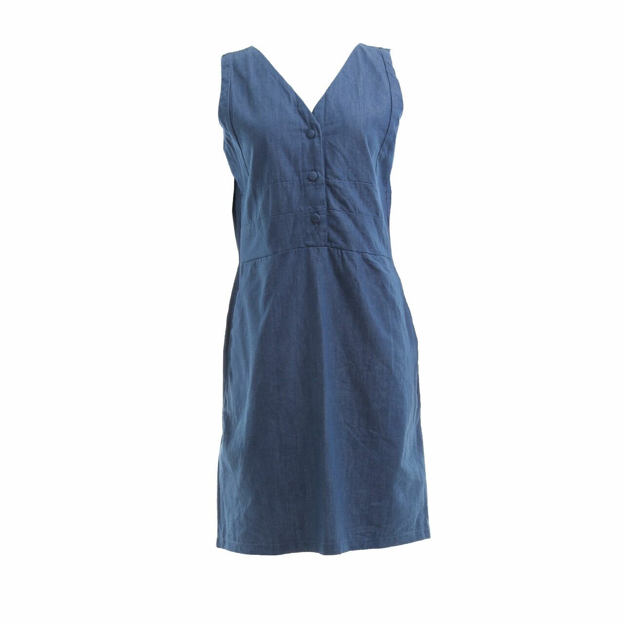 Schoncouture Dark Blue Denim Mini Dress