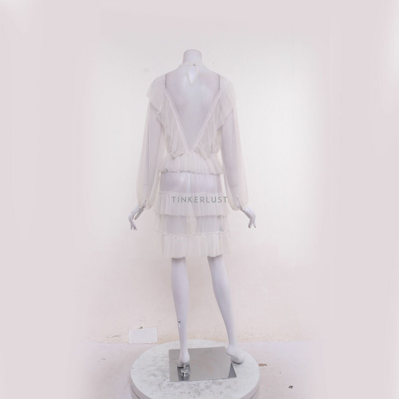 La Douche Vita Broken White Mini Dress