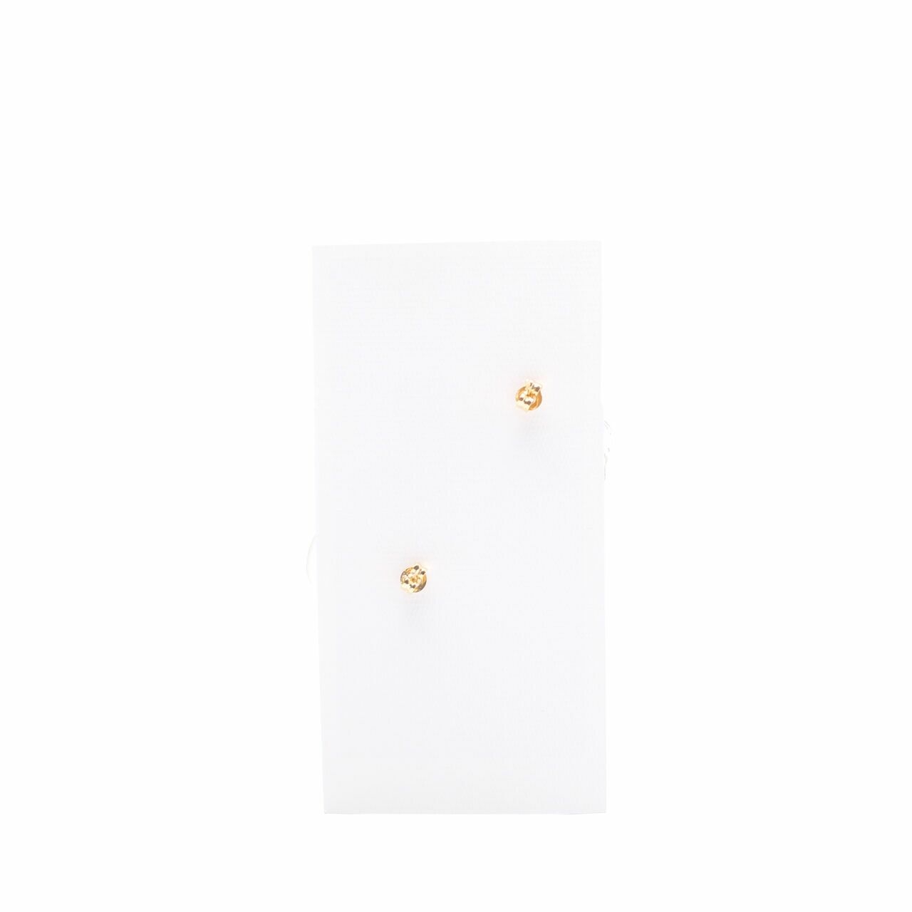 Tea Label Gold & Clear Earrings Jewellery