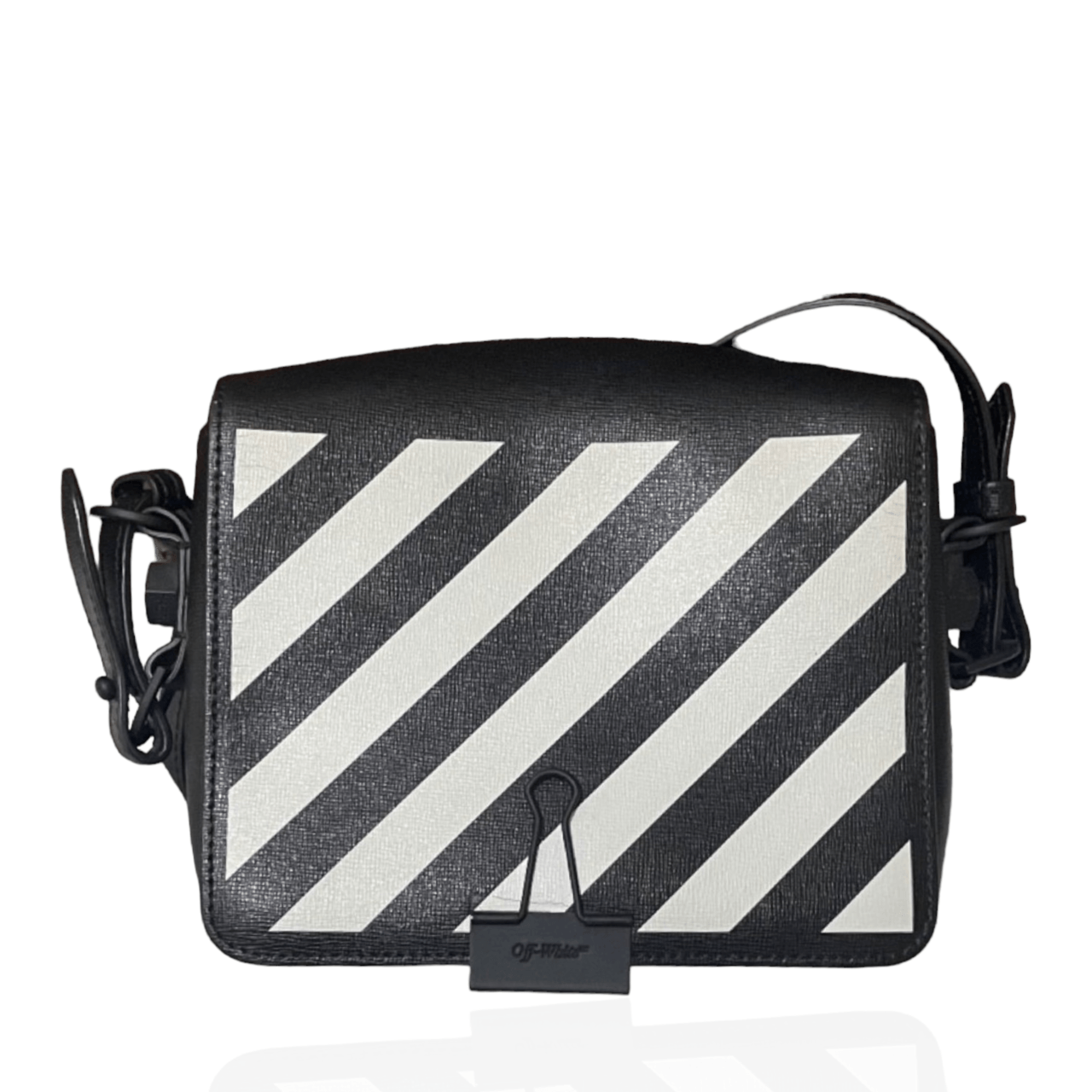 Off-White Diagonal Square Crossbody Bag