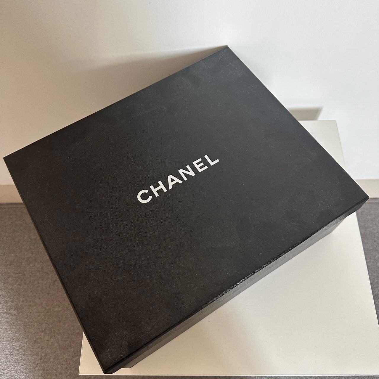 Chanel Grained Caviar Black Dad Sandals