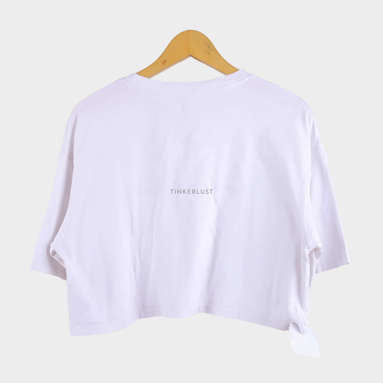 H&M White Cropped T-Shirt