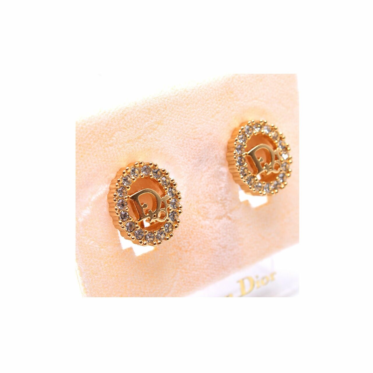 Christian Dior Vintage Gold Earrings