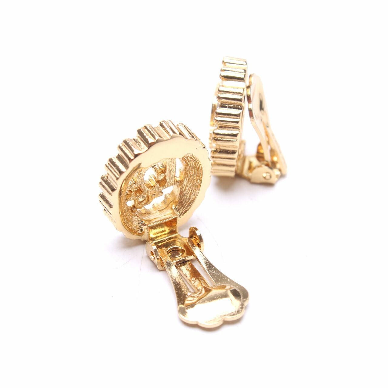 Christian Dior Vintage Gold Earrings