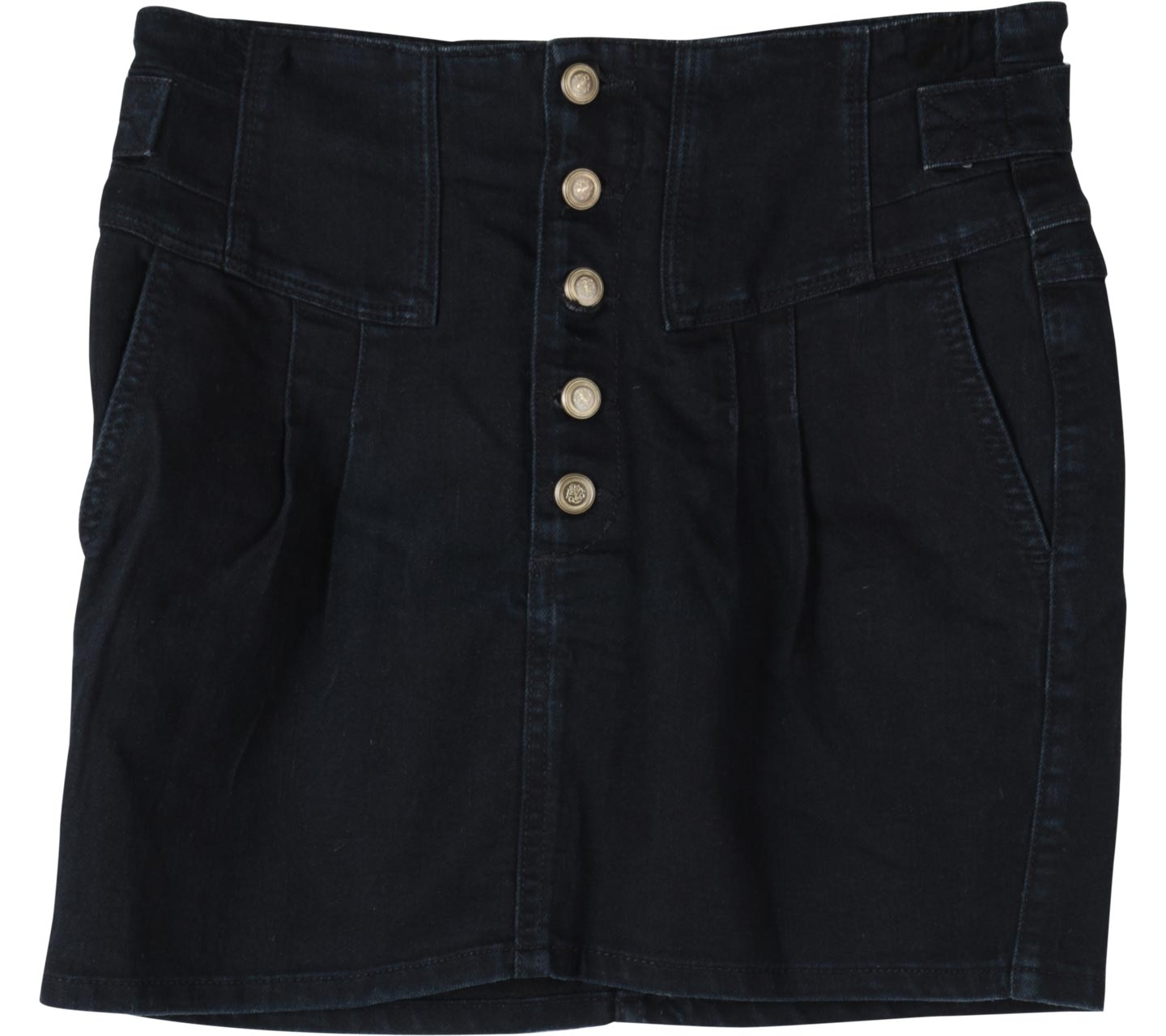 Topshop Blue Jeans Mini Skirt