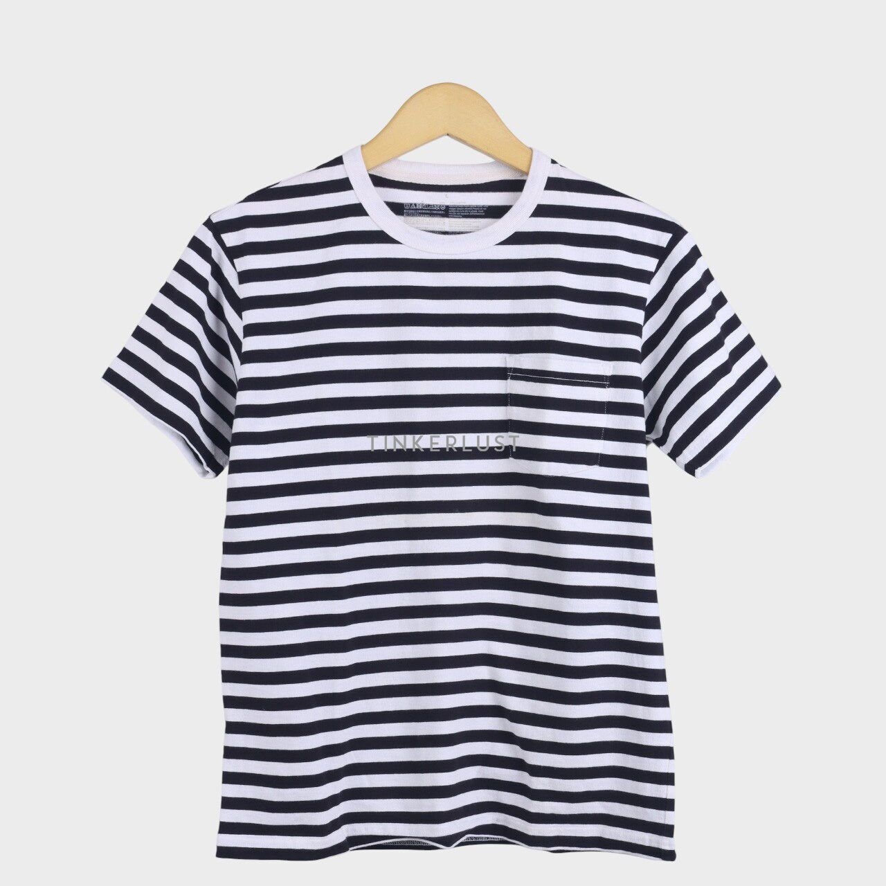 Muji Black & White Stripes T-shirt