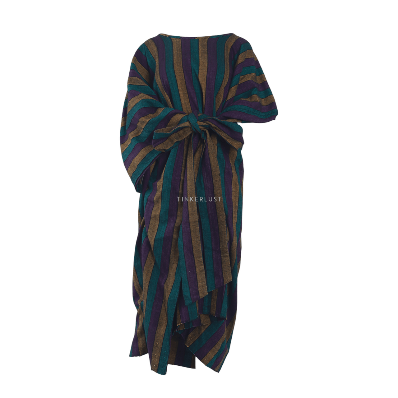 Lulu Lutfi Labibi Multi Stripes Midi Dress