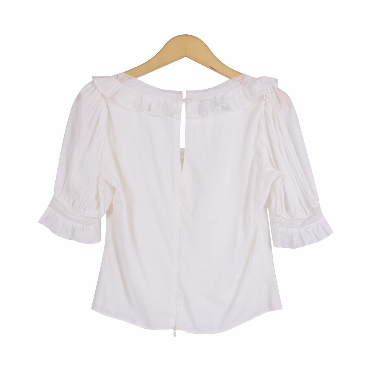 Reformation White Blouse