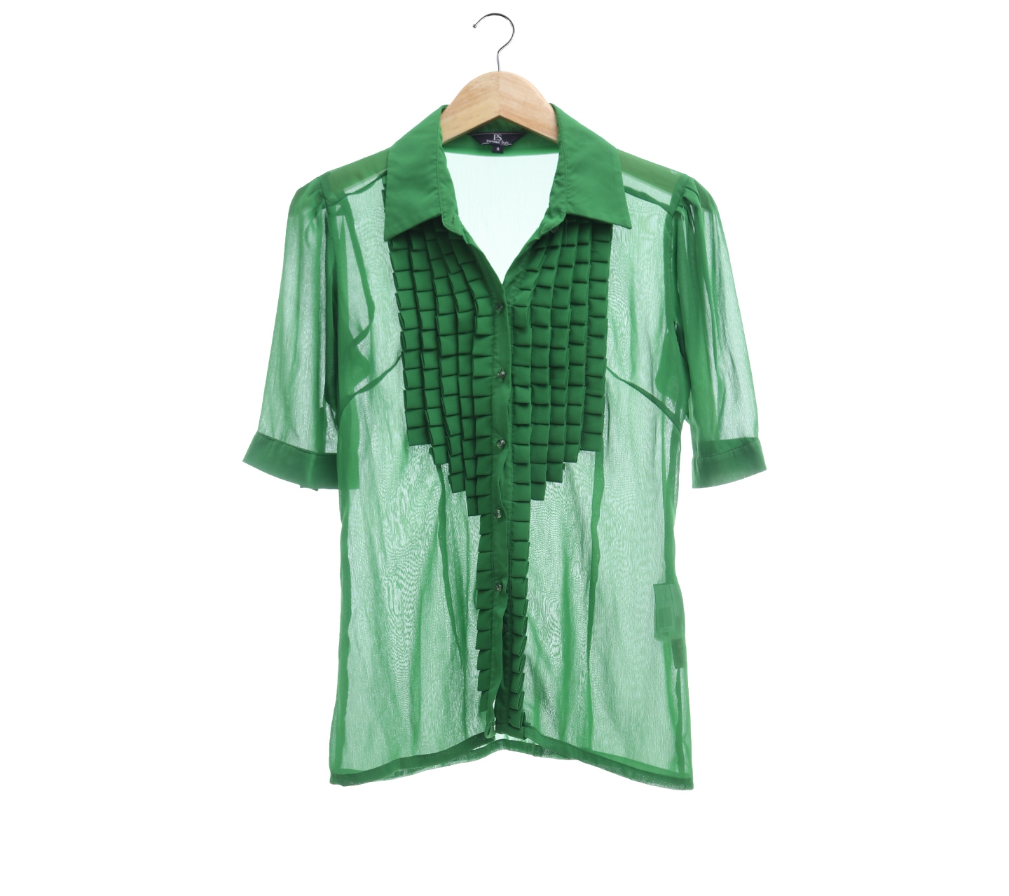 Personal style cedar green blouse