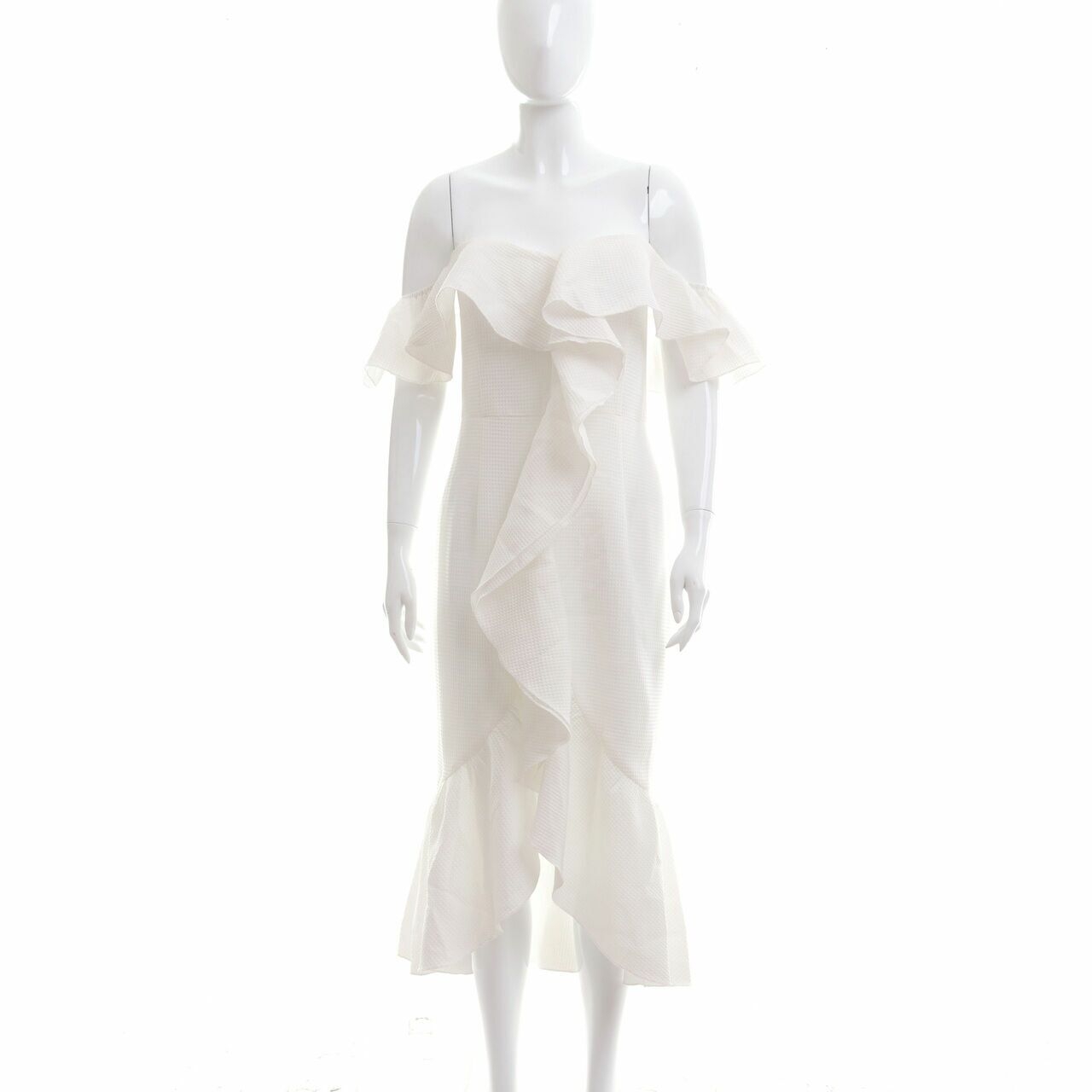 Doublewoot White Midi Dress