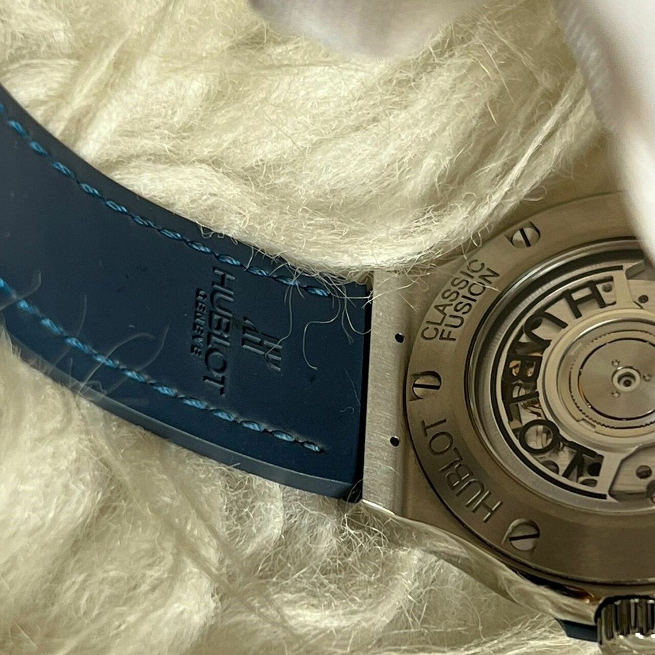 Hublot Classic Fusion Titanium 38mm Blue Dial 2016 Watch