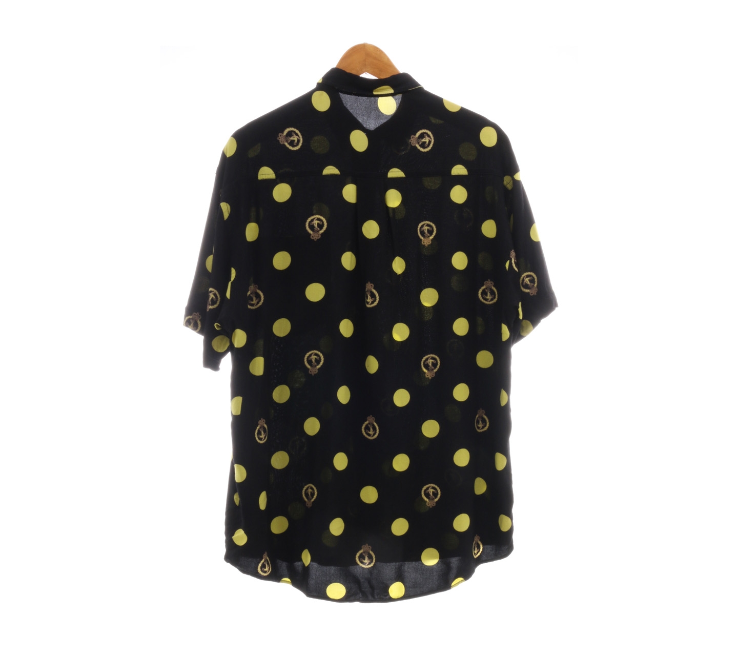 Review Black & Yellow Polkadot Shirt
