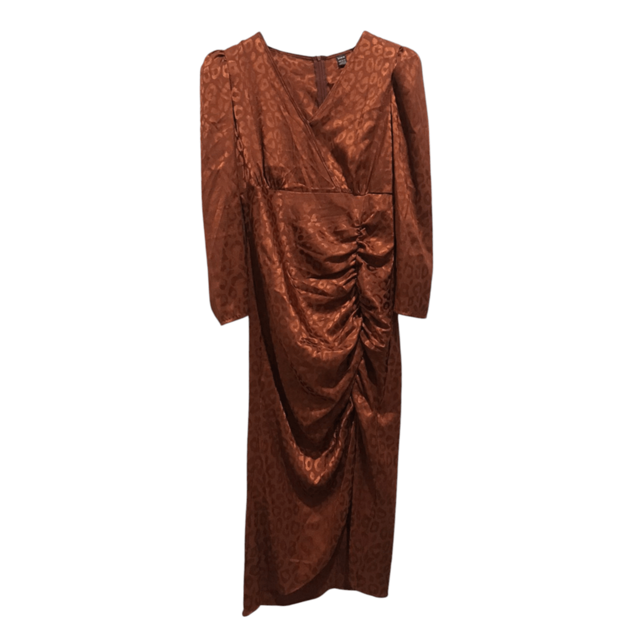 Shein Bronze Animal Print Long Dress