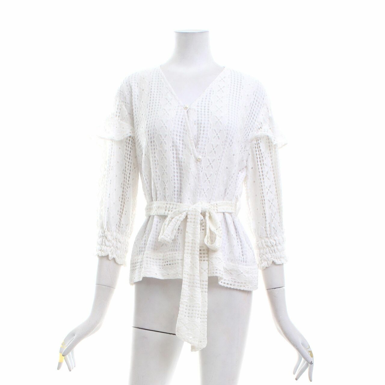 clle White Blouse