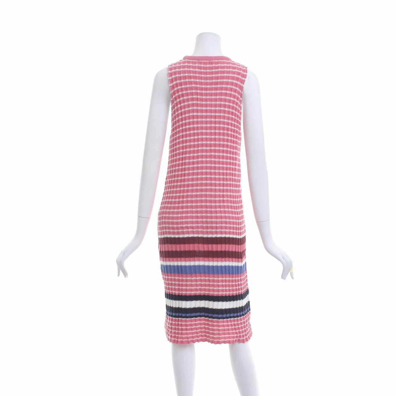 NA-KD Pink Knit Midi Dress