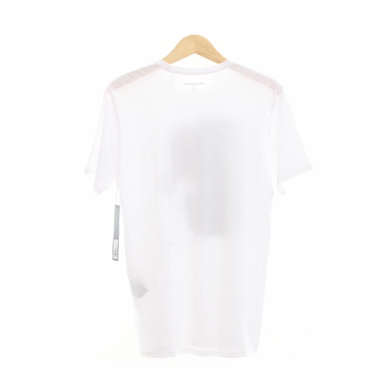 Karl Lagerfeld Split Personality Karl Character Cotton Graphic White T-shirt