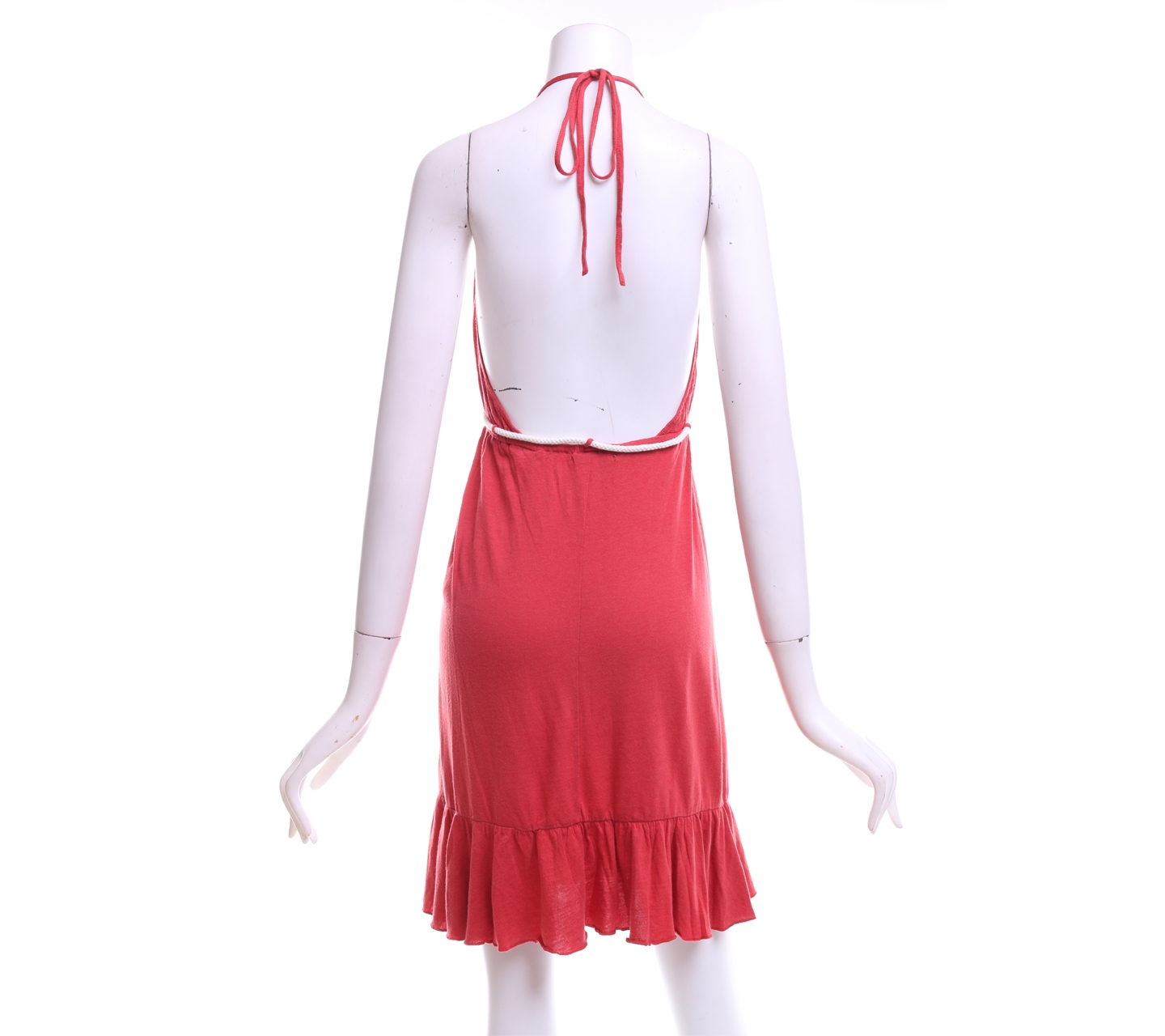 Heritage1981 Red Helter Neck With Strap Mini Dress