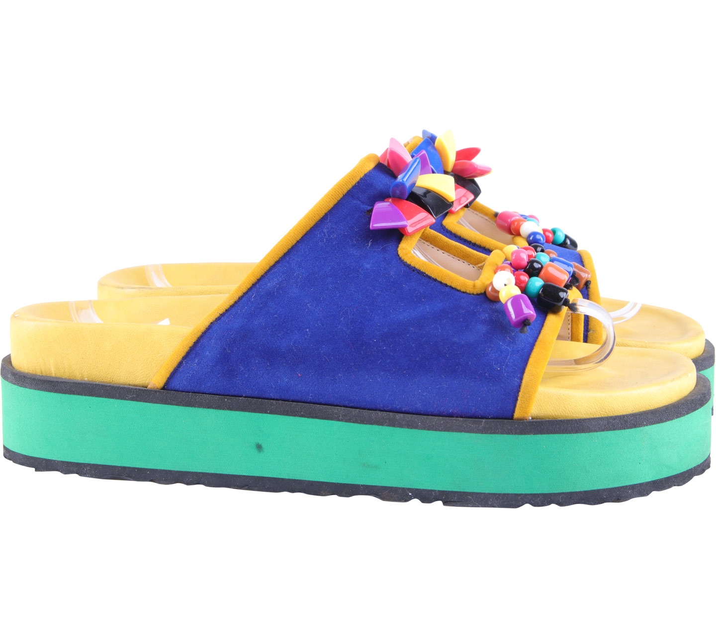 Up Multi Colour Beads Sandals