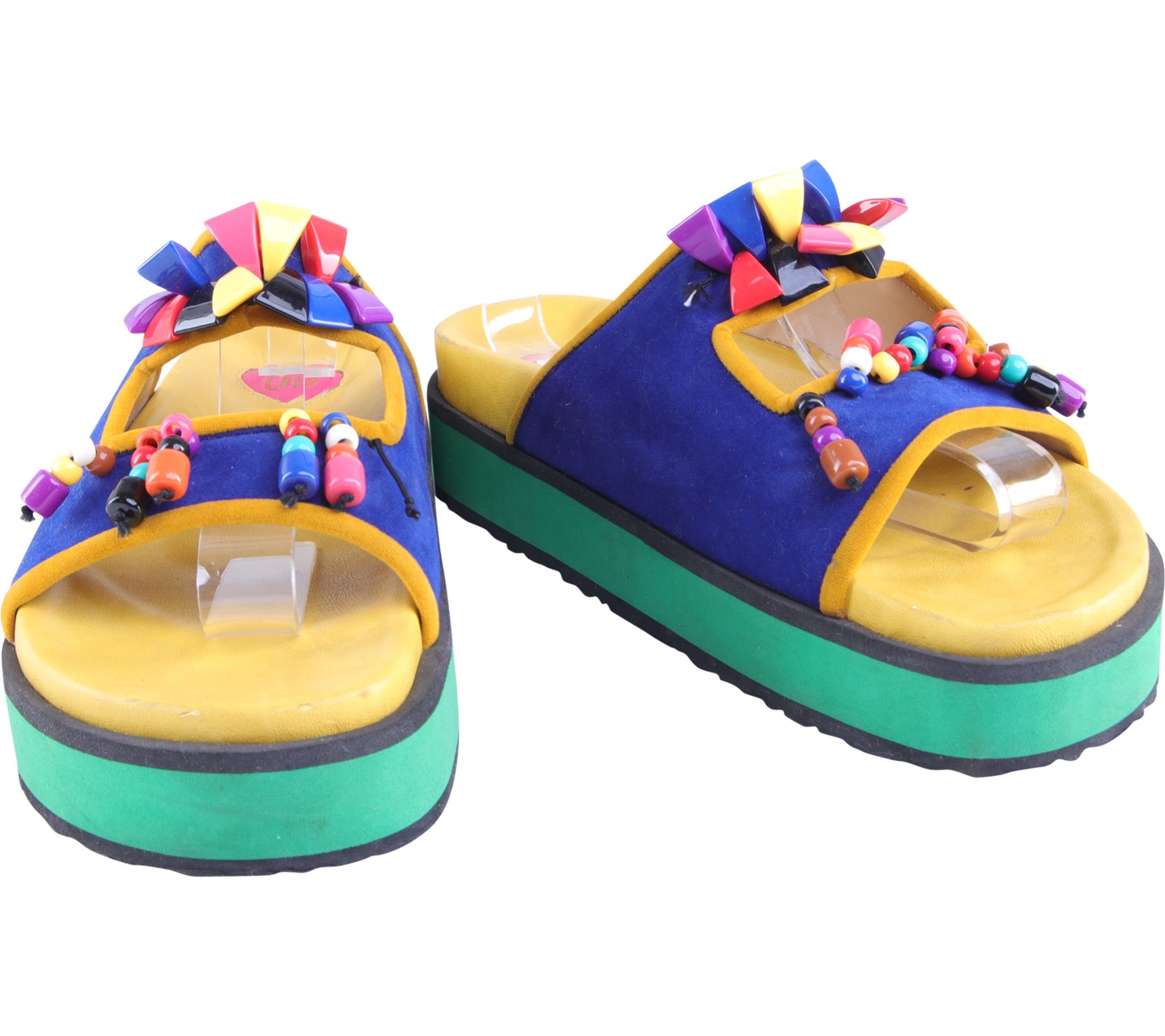 Up Multi Colour Beads Sandals