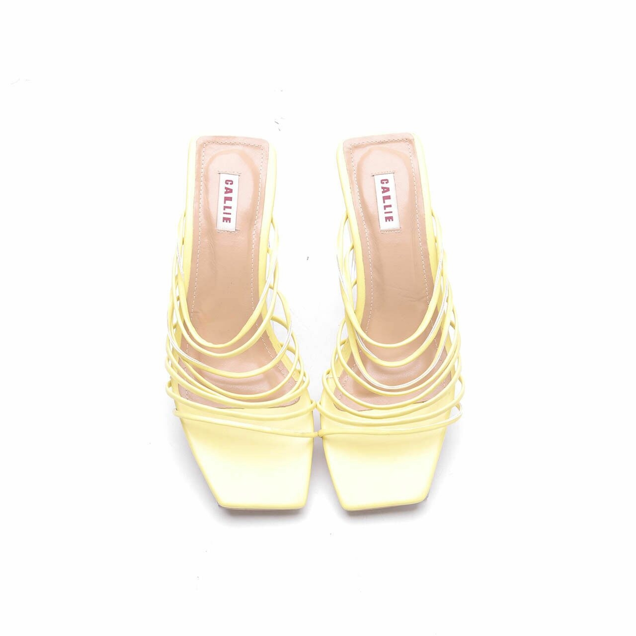 callie Yellow Heels