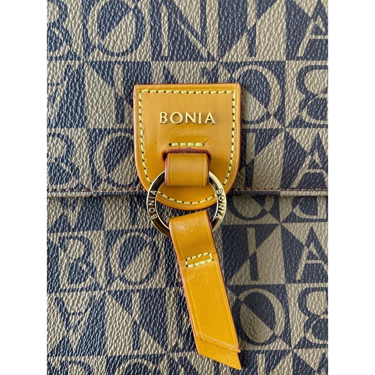 BONIA Monogram Satchel Bag