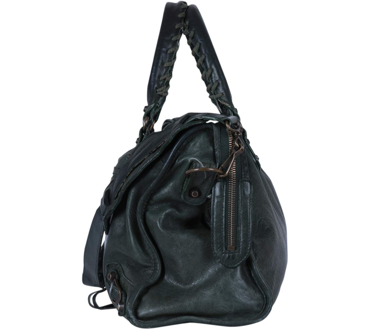 Balenciaga Green City Handbag