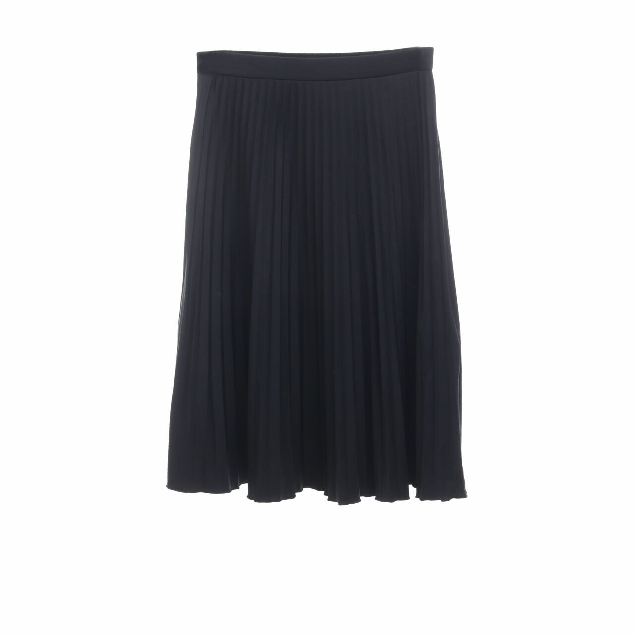 Dua Pola Black Midi Skirt