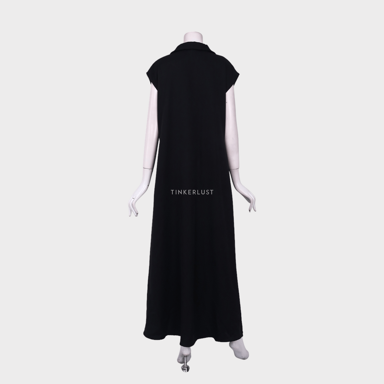 Wearstatuquo Black Long Dress