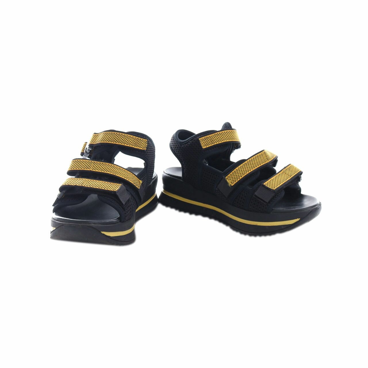 MKS Black & Yellow Sandals