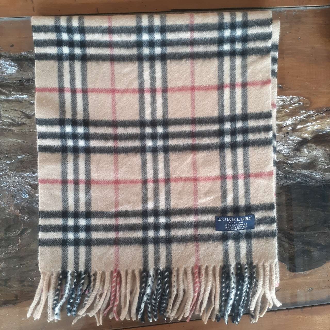 Burberry Cashmere Brown Scarf