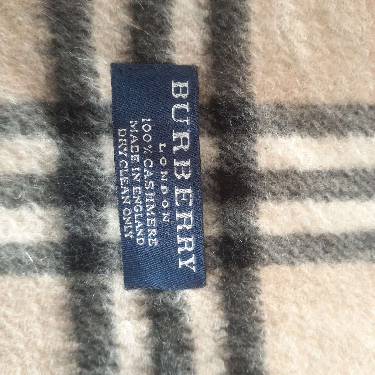 Burberry Cashmere Brown Scarf