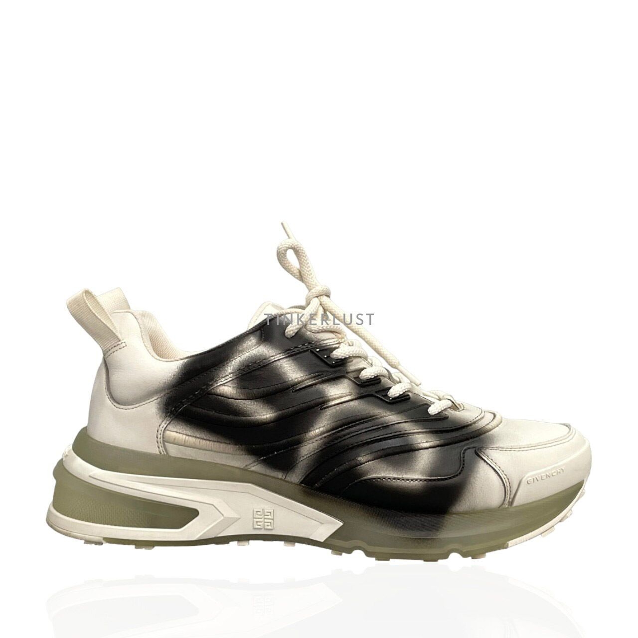 Givenchy x Chito GIV1 Lace Up White Leather Sneakers