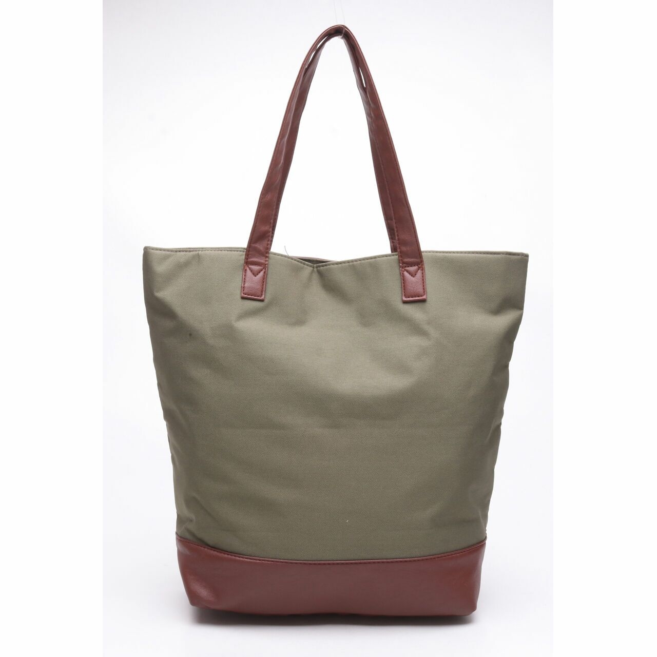 The Little Things She Needs Brown & Army Tote Bag