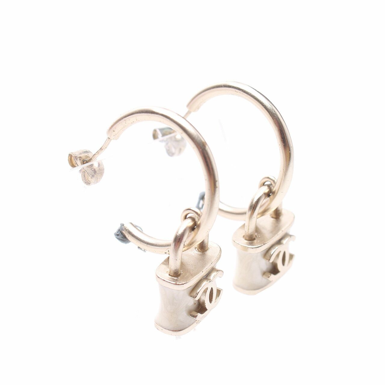 Chanel Beige Earrings Jewellery
