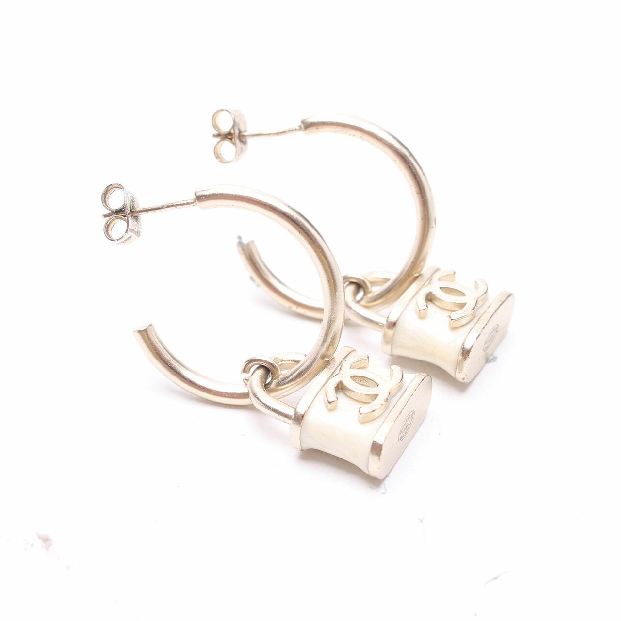 Chanel Beige Earrings Jewellery