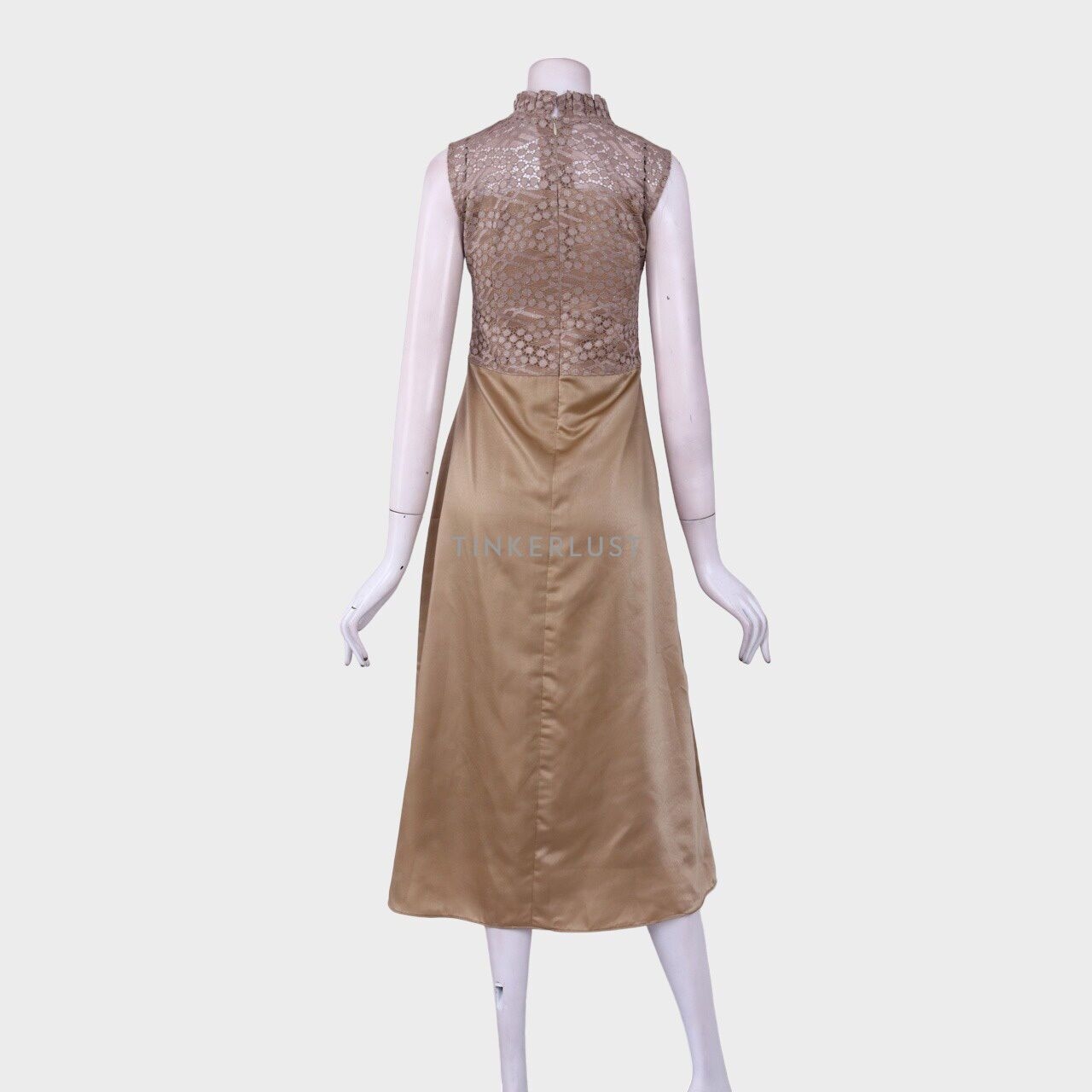 Private Collection Light Brown & Taupe Midi Dress