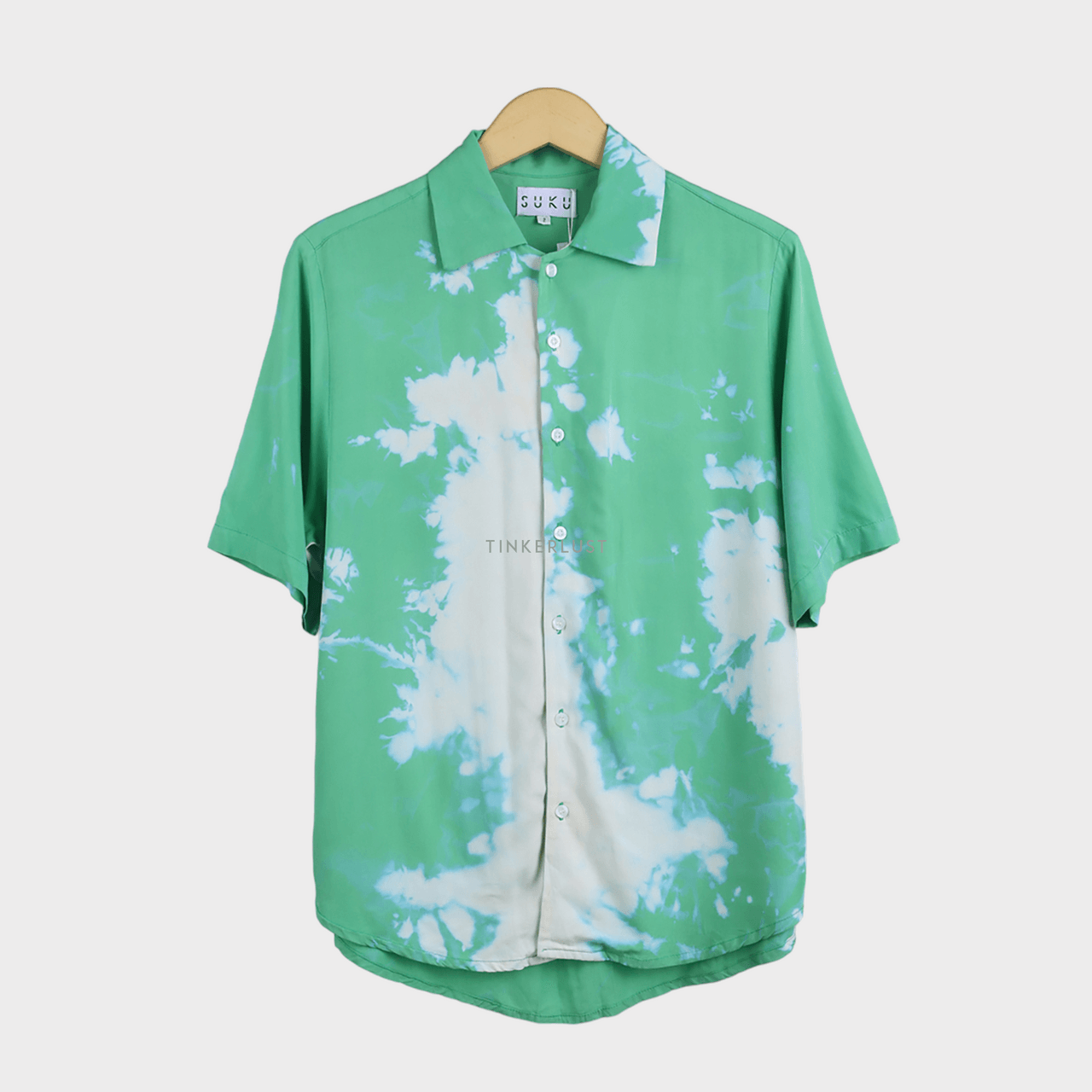 suku-home Green Short Sleeve Shirt