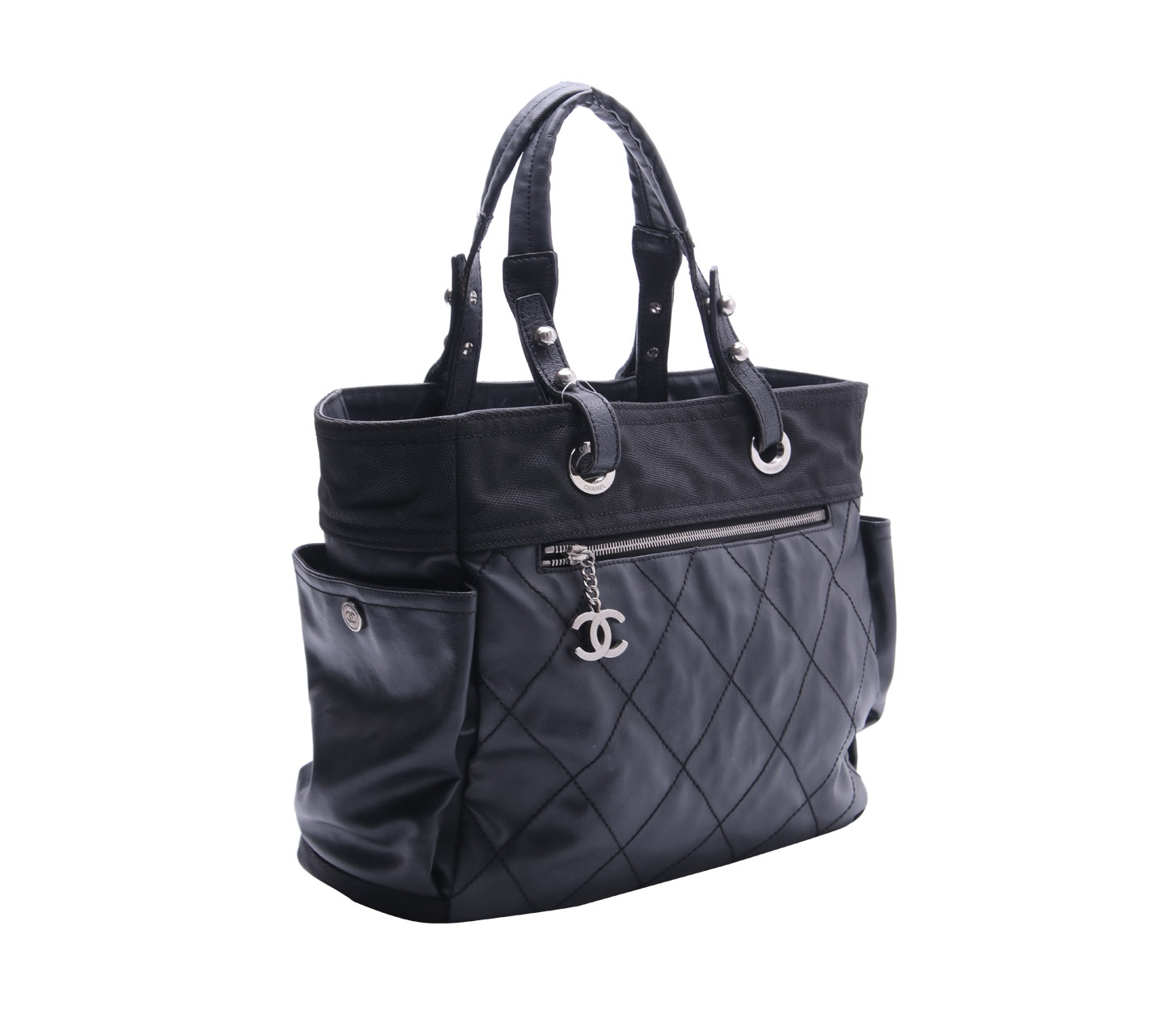 Chanel Biarritz Black Tote Bag