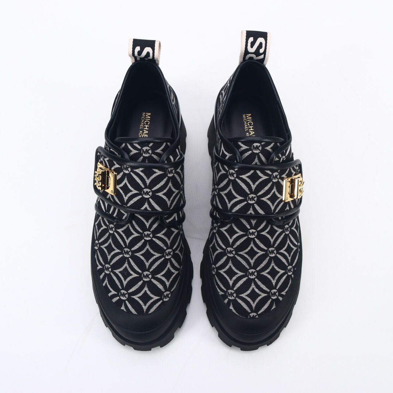 Michael Kors Padma Logo Jacquard Loafers Flats